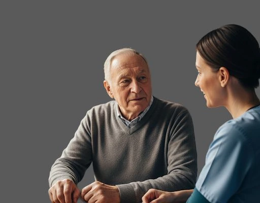 Реабілітолог займається відновленням мови після інсульту