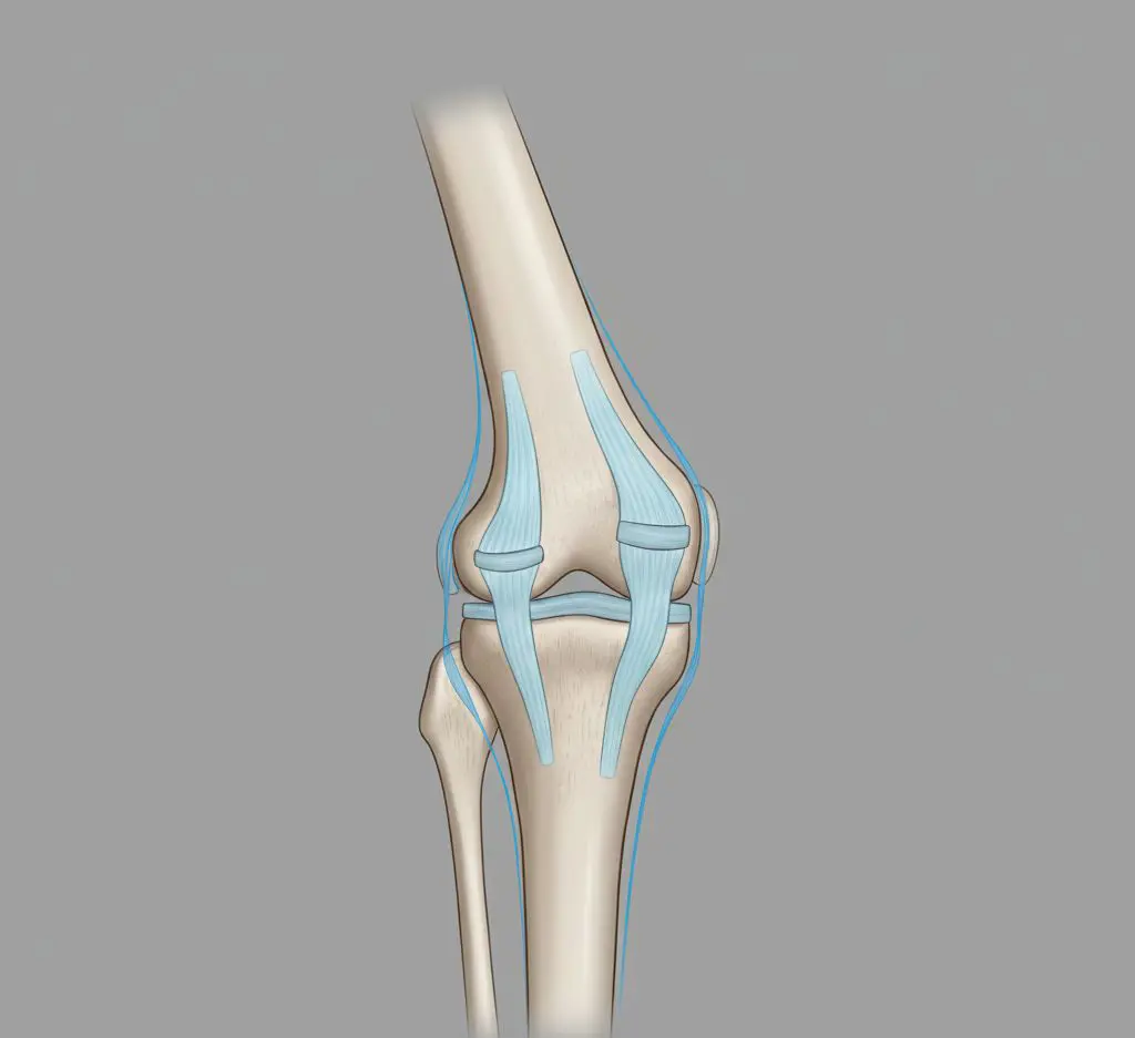 Ілюстрація колінного суглоба