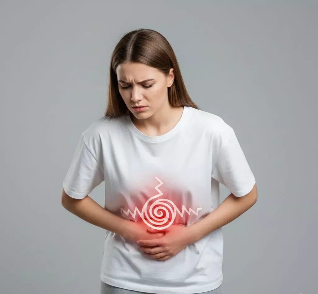 В жінки болить живіт