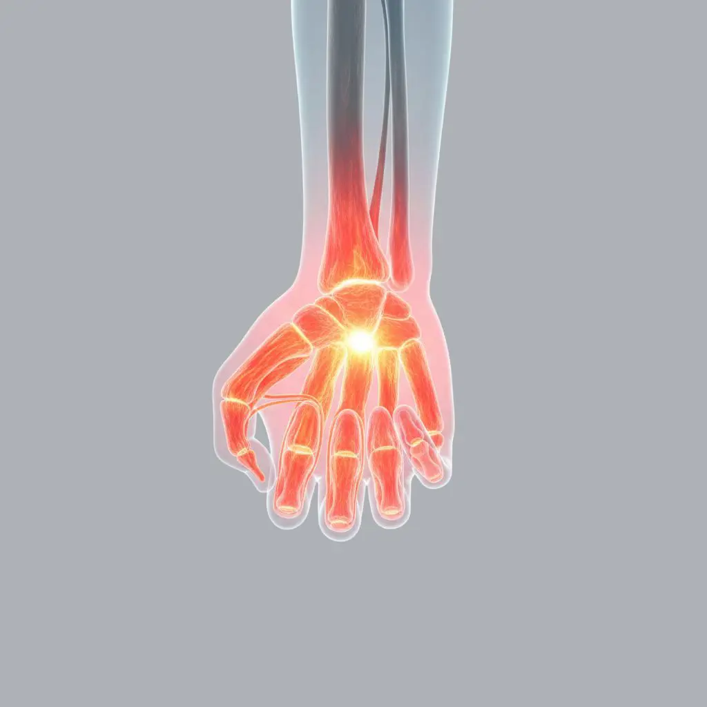 Ілюстрація контрактури Дюпюітерна (фіброматозу долоні)